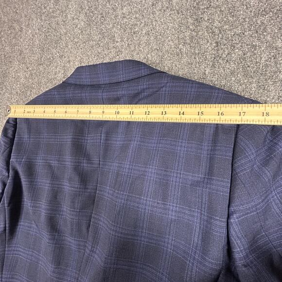 Bartorelli Napoli Blazer Mens 50 Plaid Wool Abito Sartoriale Italy Suit Jacket - Picture 7 of 8